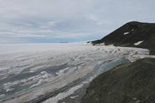 Breaking ice at hut point.JPG